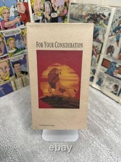 Walt Disney's Lion King VHS Tape FYC 1995 Screener Academy Awards Animation RARE