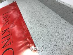 Walt Disney's THE LION KING Advance 1994 UK Quad Film Movie Cinema Poster RARE