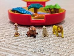 100 % complet Polly Pocket Bluebird vintage Disney 1996 Le Roi Lion coffret de jeu