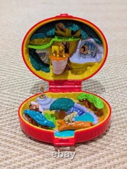 100 % complet Polly Pocket Bluebird vintage Disney 1996 Le Roi Lion coffret de jeu