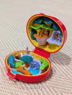 100 % complet Polly Pocket Bluebird vintage Disney 1996 Le Roi Lion coffret de jeu