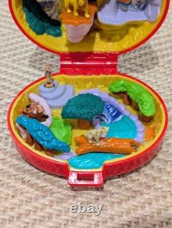 100 % complet Polly Pocket Bluebird vintage Disney 1996 Le Roi Lion coffret de jeu