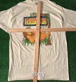 1990 Lion King Mufasa Movie Promo T-shirt XL Nos
