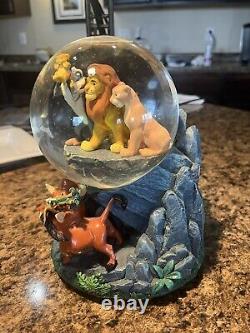 1994 Disney Le Roi Lion Boîte à Musique Globe de Neige Le Cercle de la Vie