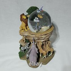 1994 Disney Lion King Pride Rock Circle Of Life Boule De Neige Musicale