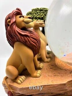 1994 Disney Lion King Pride Rock Circle Of Life Globe De Neige Animé Musical