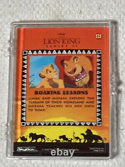 1994 Skybox Disney's Lion King Ser II Card #121 Signé James Earl Jones Mufasa