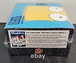 1994 Skybox The Simpsons Series II Trading Cards Factory Scelled Box