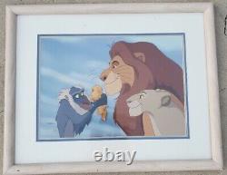 1996 Lion King Disney Art Edition Animation Cel Circle Of Life Mufasa Rafiki