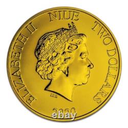 2 dollars DisneyT Le Roi LionT Cercle de la Vie Île de Niue 1 oz Argent 2020