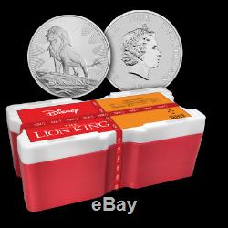 2019 Disney Le Roi Lion 1 Oz Silver Coin Monstre Boîte À Seulement 100 Scellés Produites Boîtes