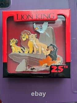 2019 Disney Le Roi Lion 25e Anniversaire Édition Limitée 1000 Broche Jumbo