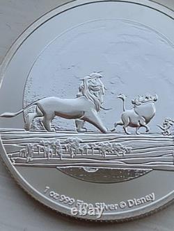 2021 Disney Roi Lion Hakuna Matata 1 oz Argent 999 Simba Timon Pumbaa 25k Mint 2021 Disney Roi Lion Hakuna Matata 1 oz Argent 999 Simba Timon Pumbaa 25k Mint