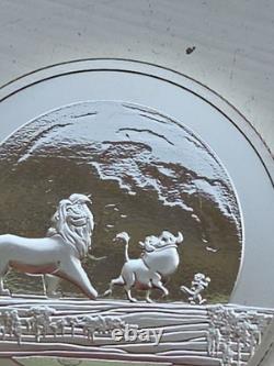 2021 Disney Roi Lion Hakuna Matata 1 oz Argent 999 Simba Timon Pumbaa 25k Mint