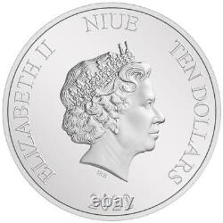 2022 Niue Disney Lion King Coin Colorisé 3 Oz. 999 Silver Masterpiece Classics