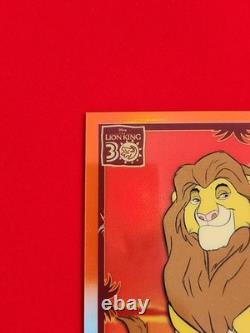 2024 Topps Chrome Disney MUFASA Le Roi Lion 30e Réfractaire Orange /25 (17/25)