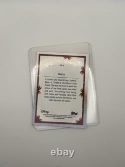 2024 Topps Disney Chrome Nala Réfracteur Bleu/Orange /25 Le Roi Lion