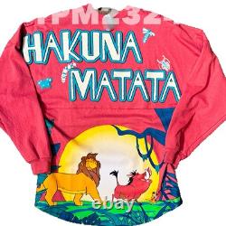 2025 Parcs Disney Le Roi Lion Hakuna Matata Spirit Jersey Taille M NEUF