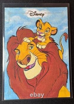 2025 Topps Chrome Disney Le Roi Lion Croquis 1/1 Mufasa Simba Neil Camera