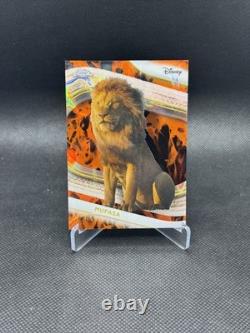 2025 Topps Chrome Disney Mufasa Réfracteur Lava /15 Le Roi Lion