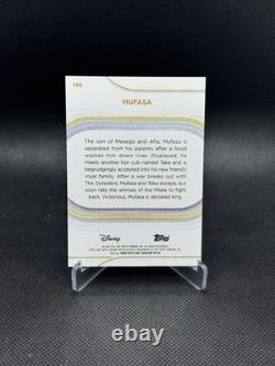 2025 Topps Chrome Disney Mufasa Réfracteur Lava /15 Le Roi Lion