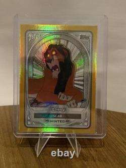 2025 Topps Disney Mint Scar Or Foil /50 Le Roi Lion