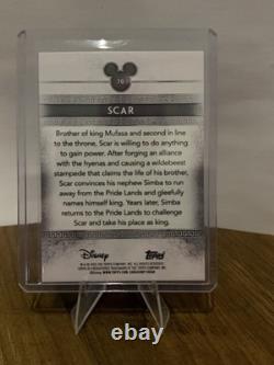 2025 Topps Disney Mint Scar Or Foil /50 Le Roi Lion