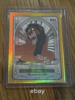 2025 Topps Disney Mint Scar Or Foil /50 Le Roi Lion
