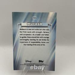 2026 Topps Chrome Disney Mufasa Réfracteur Vague Or n°/50 Le Roi Lion