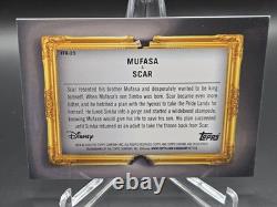 2026 Topps Disney Neon Family First Rivals Mufasa Scar Rouge 1/5 SSP Le Roi Lion