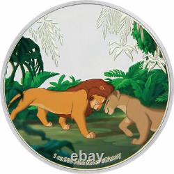 4 Coin Set 2019 Niue Nouvelle-zélande Disney. 999 Roi Lion D’argent 25e Anniversaire