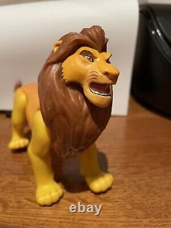 6 Figurines d'action vintage de La Lionne Roi 1994 Mattel Disney