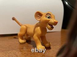 6 Figurines d'action vintage de La Lionne Roi 1994 Mattel Disney