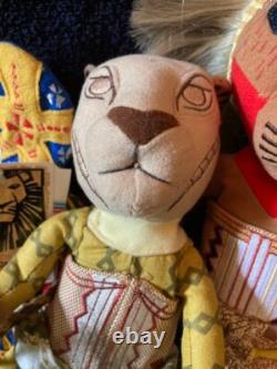 8 peluches/sacs de haricots Disney Le Roi Lion Bundle de comédie musicale Broadway