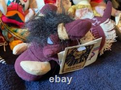 8 peluches/sacs de haricots Disney Le Roi Lion Bundle de comédie musicale Broadway