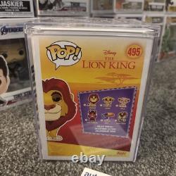 Aaron Pierre a signé un Funko Pop Mufasa du Roi Lion avec certificat d'authenticité