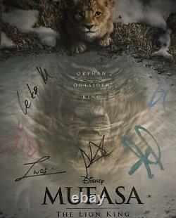 Affiche signée de Mufasa - Le Roi Lion