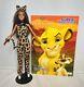 African American Leopard Cat Barbie Doll Ooak Halloween Disney Lion King Book