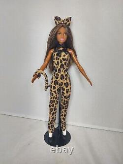 African American Leopard Cat Barbie Doll Ooak Halloween Disney Lion King Book