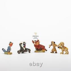 Arribas Disney Figurine Avec Swarovski Crystals Lion King Set