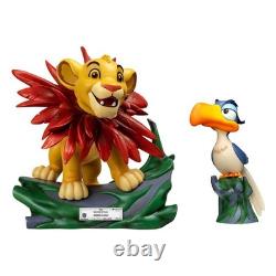 Beast Kingdom Disney Master Craft Statues lot de 2 Le Roi Lion Petit Simba et Zazu