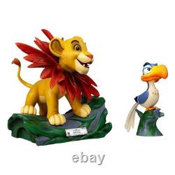 Beast Kingdom Disney Master Craft Statues lot de 2 Le Roi Lion Petit Simba et Zazu