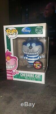 Blue Cheshire Cat Funko Pop Vinyle Sdcc 2012 Rare Disney Grail Limited 1/480