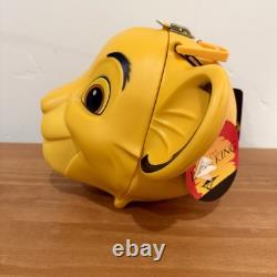 Boîte à lunch tête de Simba Disney Le Roi Lion avec boîte de jus et étiquettes par Aladdin