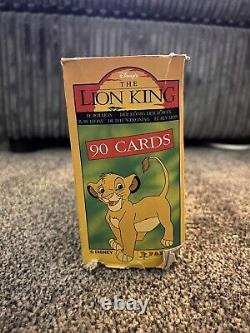 Boîte de cartes à échanger Le Roi Lion, 30 paquets de feuilles d'aluminium Panini Disney 1995