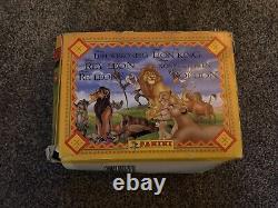 Boîte de cartes à échanger Le Roi Lion, 30 paquets de feuilles d'aluminium Panini Disney 1995