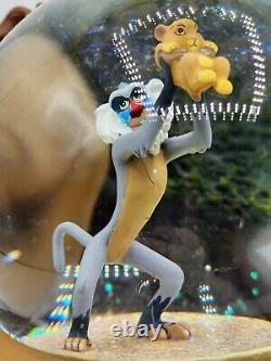 Boule à neige musicale Disneystore LE ROI LION CERCLE DE LA VIE Simba Rafiki