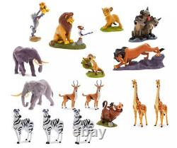 Boutique Disney Lion King Mega Ensemble de figurines de luxe de 18 pièces Tout neuf