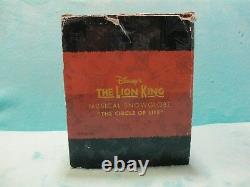 Boxed Disney The Lion King Musical Snowglobe Christmas The Circle Of Life Gift