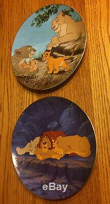 Bradford Disney Le Roi Lion Bourse Collector Plates Ensemble Complet De 12